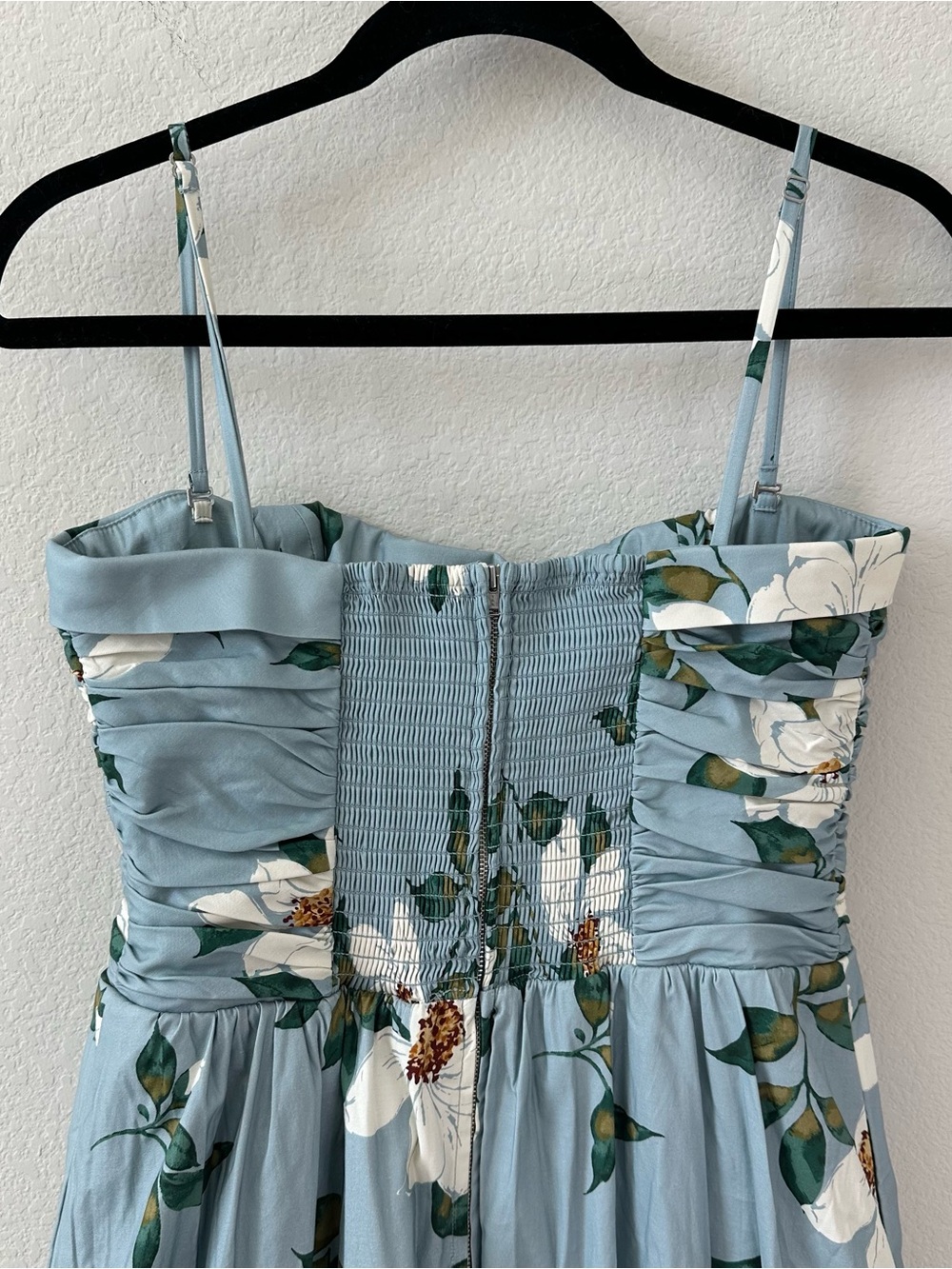 REFORMATION Kastoria in Louisiana Floral Blue Maxi Dress SZ US 8 NWT - Picture 6 of 8